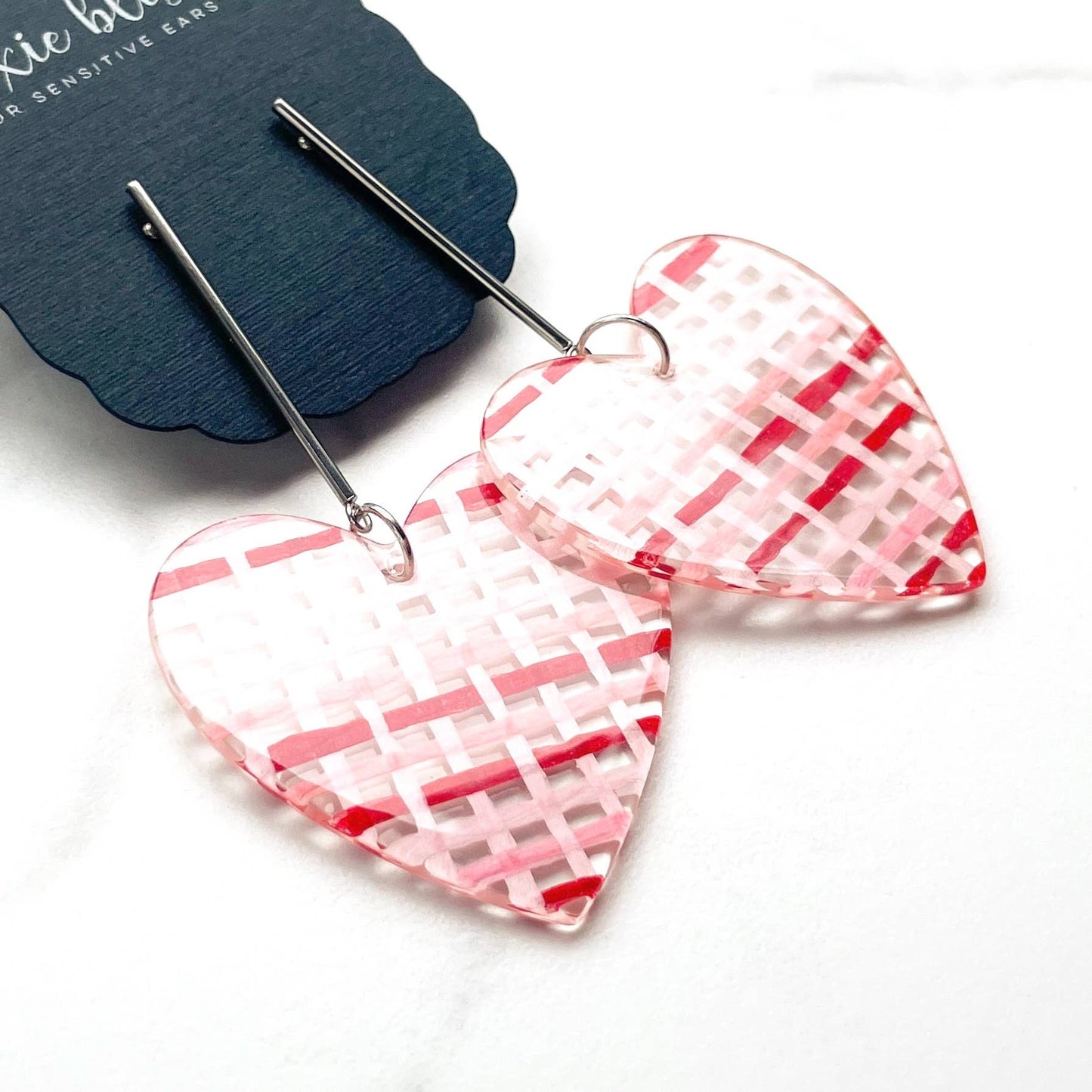 Woven Heart Earrings