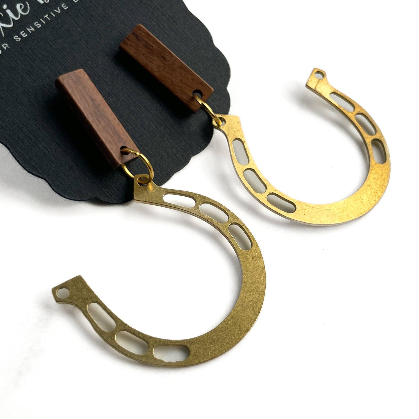 Horseshoe Dangle Earrings