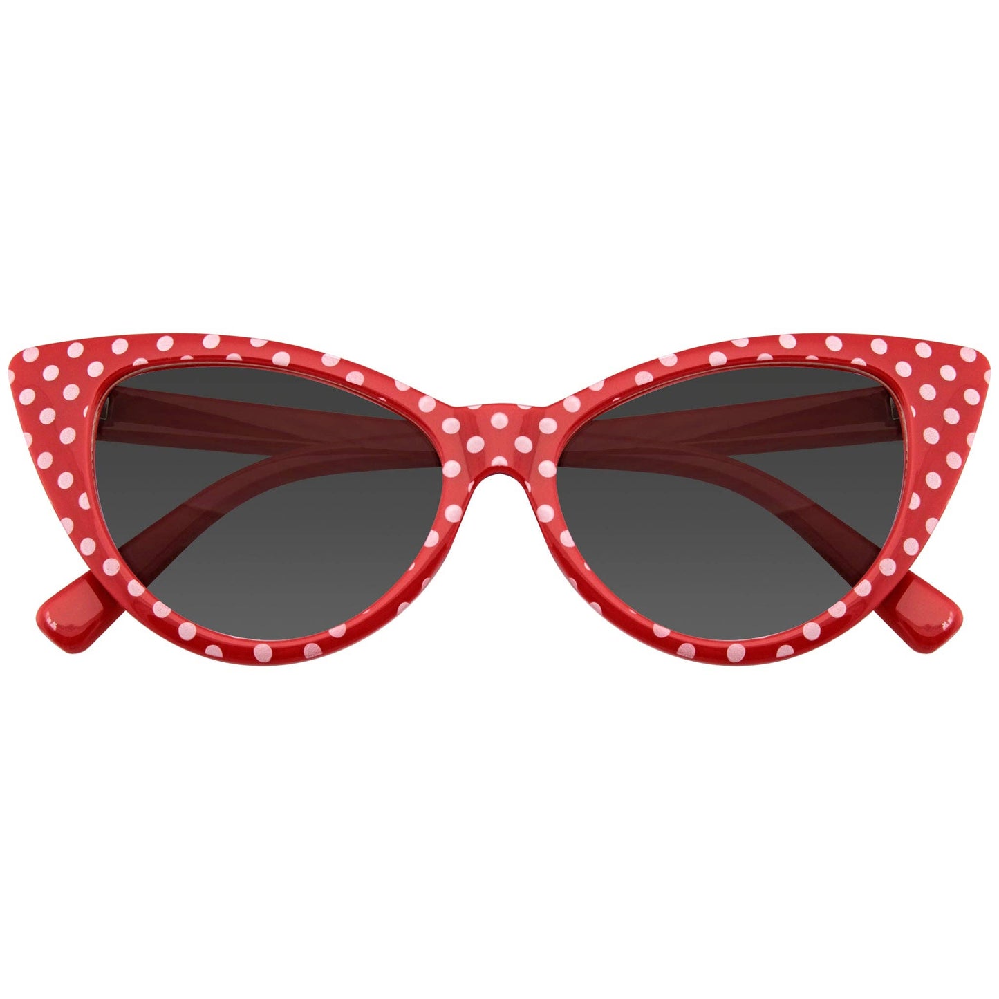 Rockabilly Polka Dot Cat Eye Sunglasses