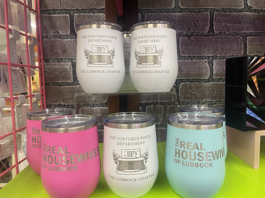 The Tortured Poets Department: The LUBBOCK Chapter Wine Tumbler