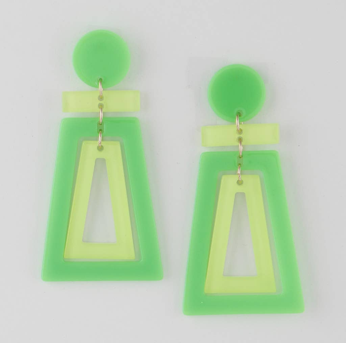 Geometric Retro Earrings