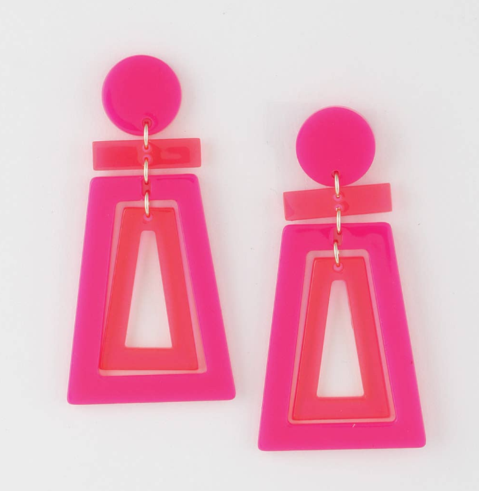 Geometric Retro Earrings
