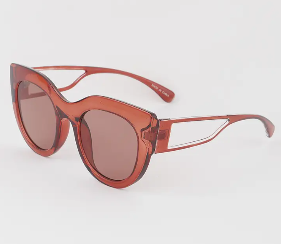 Rounded Cateye Sunglasses
