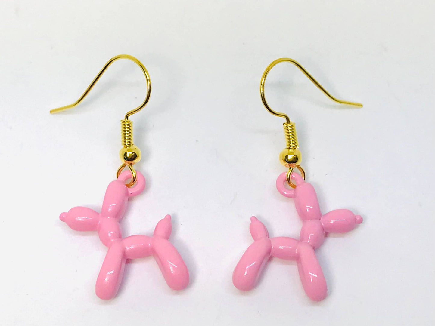 Metal Balloon Animal Earrings