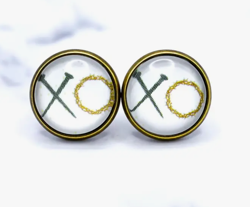 XOXO Jesus Stud Earrings