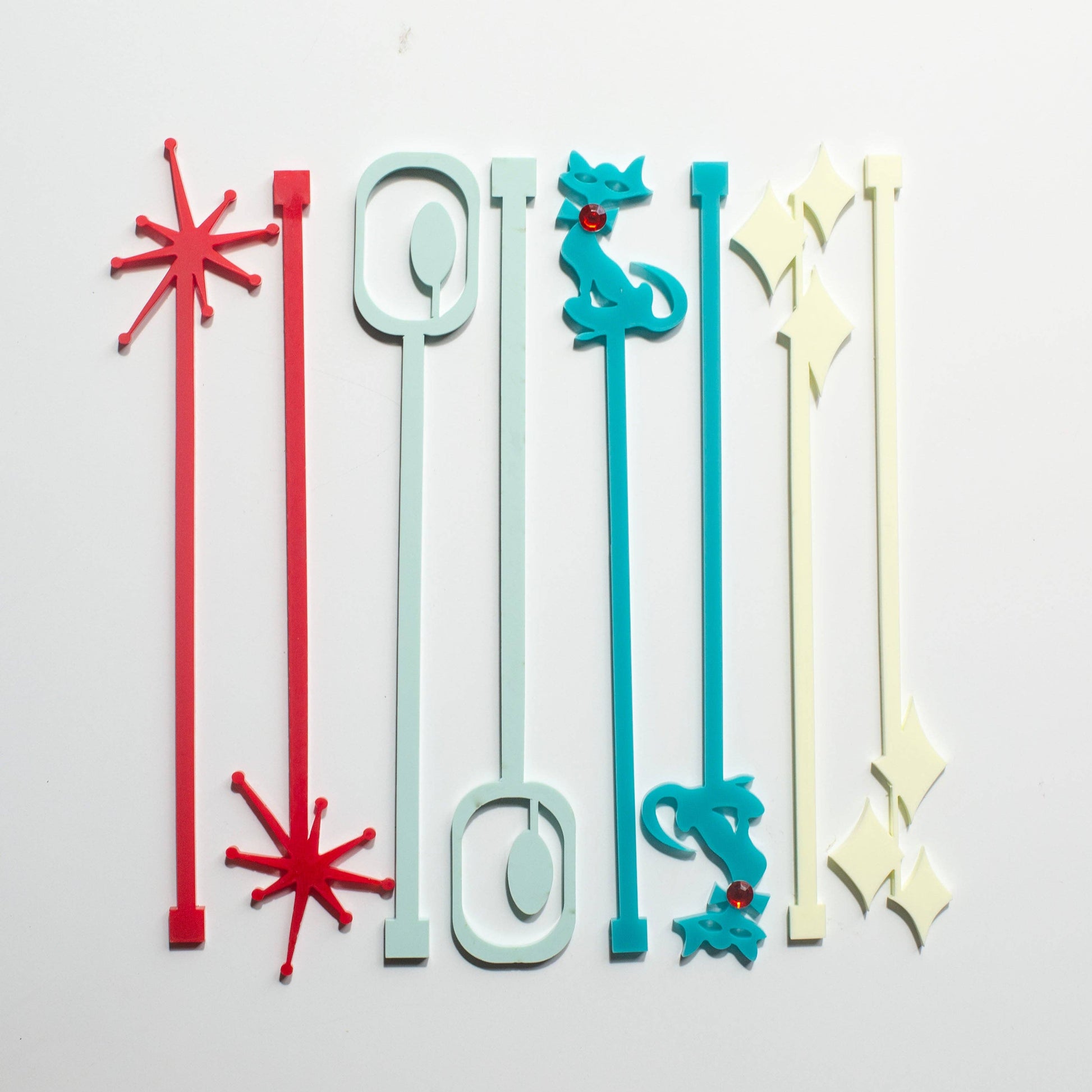 Mid Century Mod Swizzle Stix