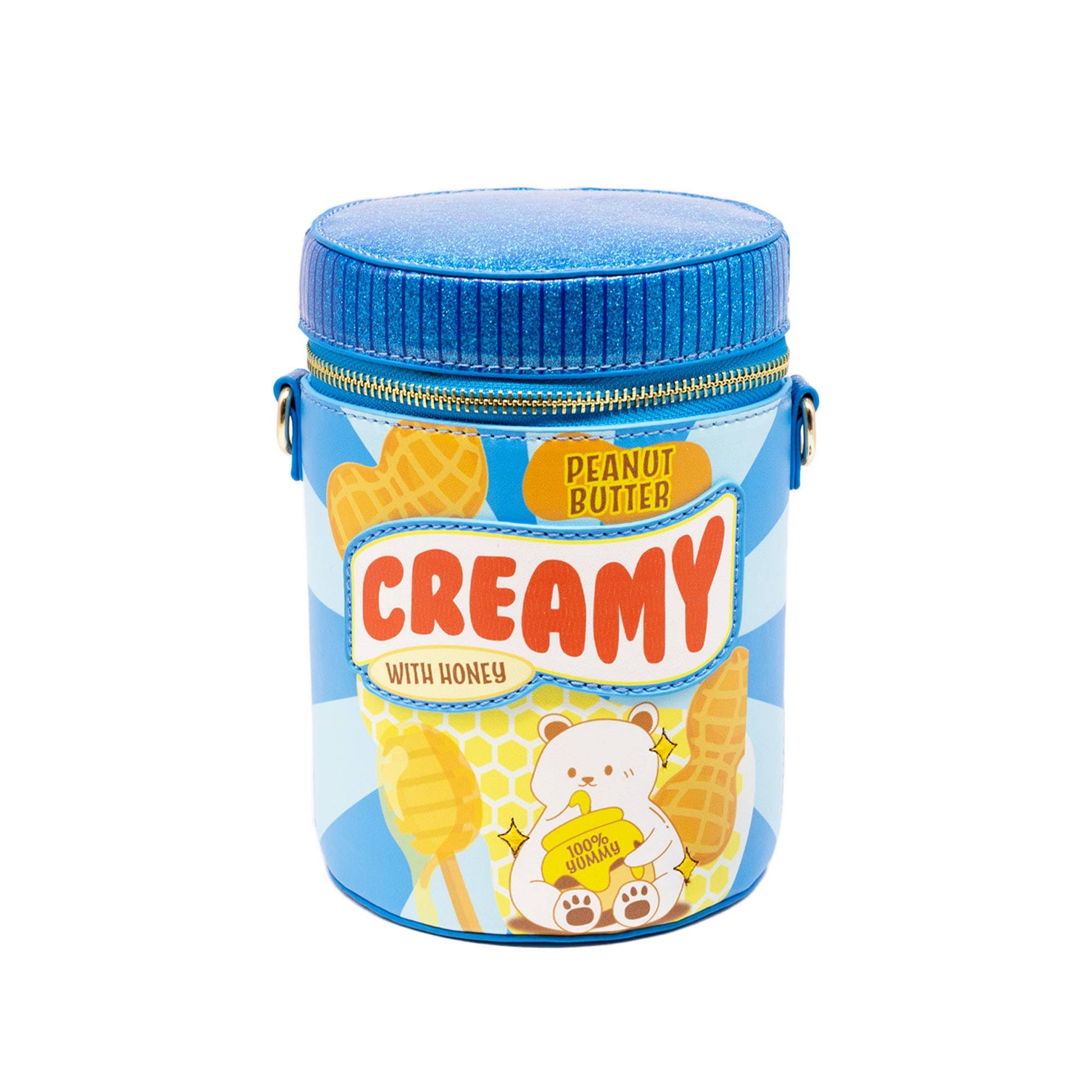 Creamy Peanut Butter Jar Purse Front\