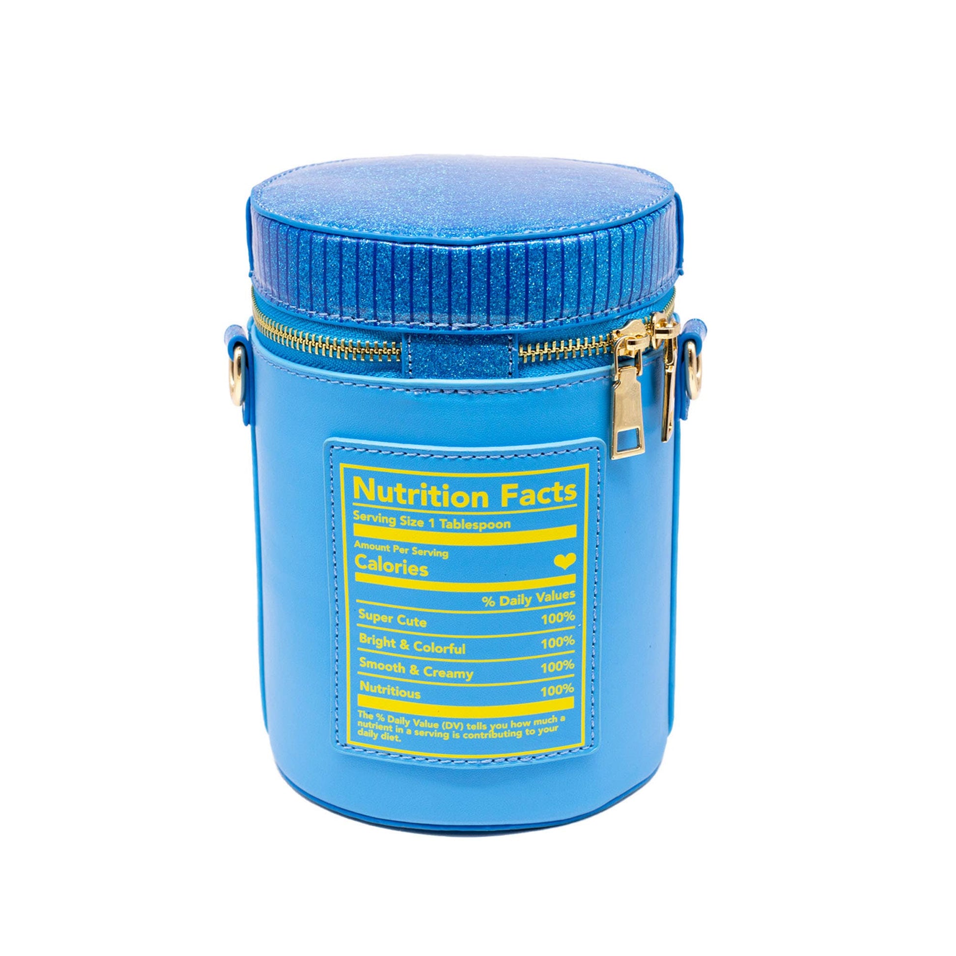 Creamy Peanut Butter Jar Purse Back