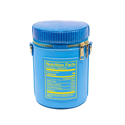Creamy Peanut Butter Jar Purse Back