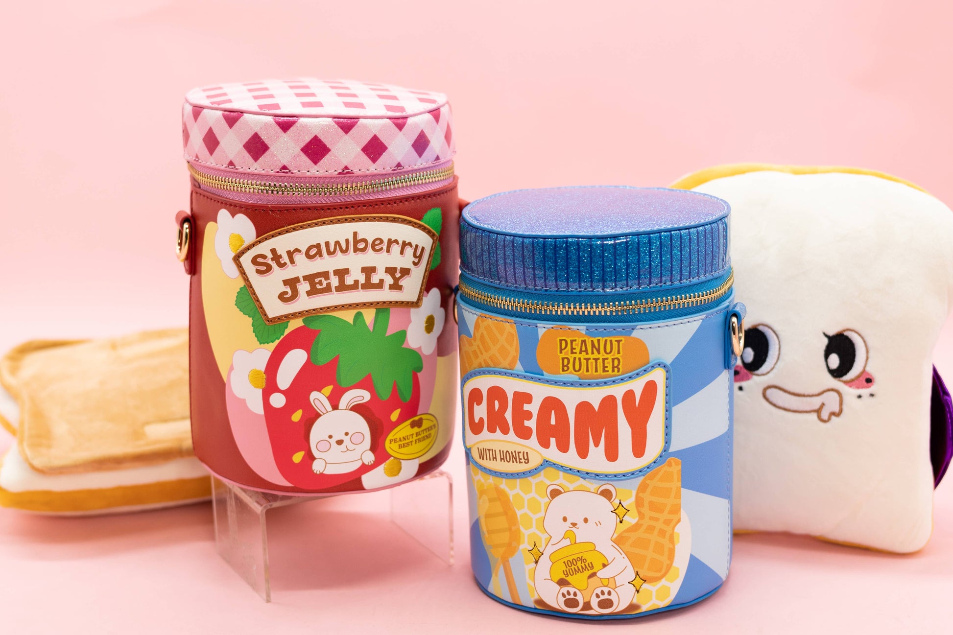 Creamy Peanut Butter Jar Purse & Jelly Jar Purse