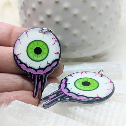 Dripping Eyeball Earrings