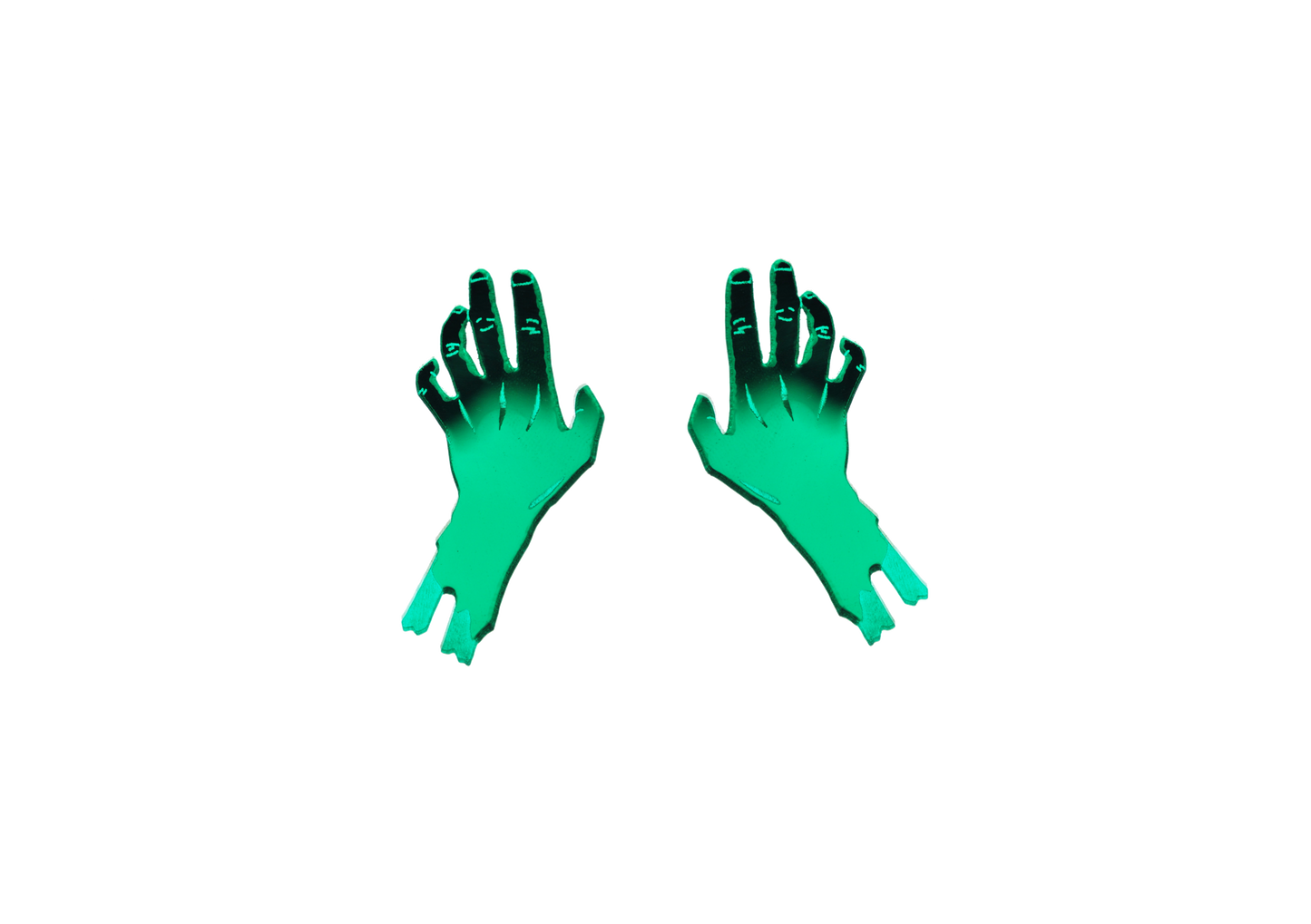 Zombie Hand Earrings