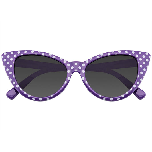 Rockabilly Polka Dot Cat Eye Sunglasses